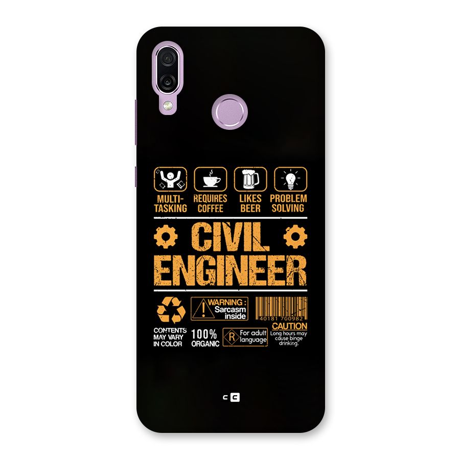 Civil Engineer Back Case for Honor Play
