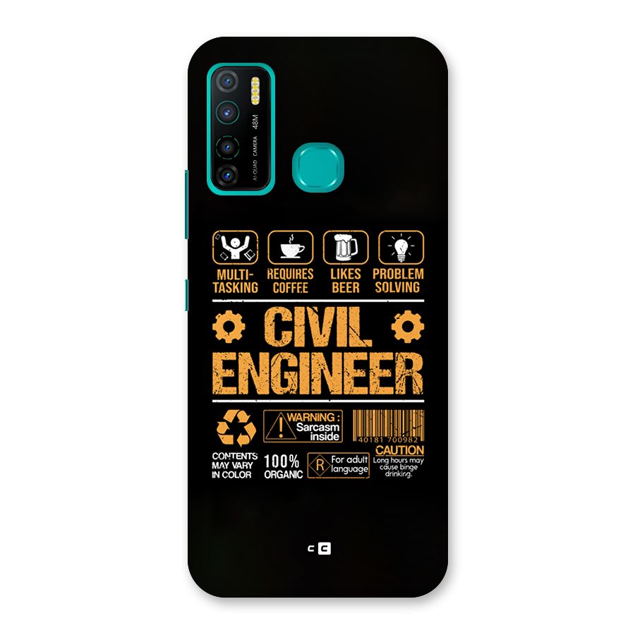 Civil Engineer Back Case for Infinix Hot 9 Pro