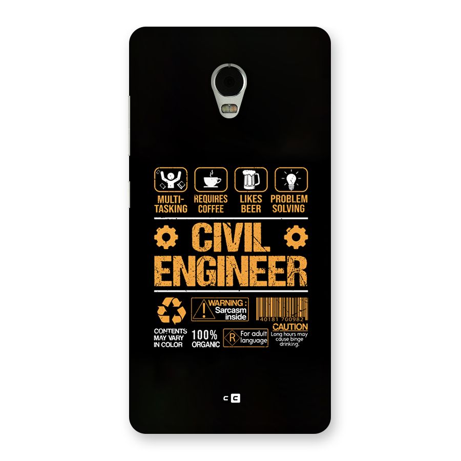Civil Engineer Back Case for Lenovo Vibe P1