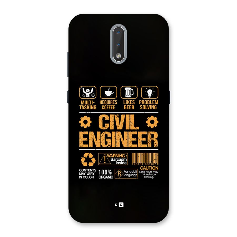 Civil Engineer Back Case for Nokia 2.3