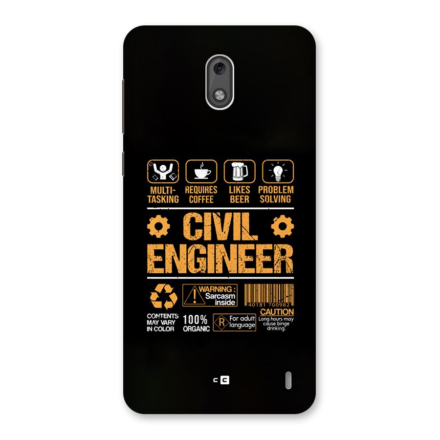 Civil Engineer Back Case for Nokia 2