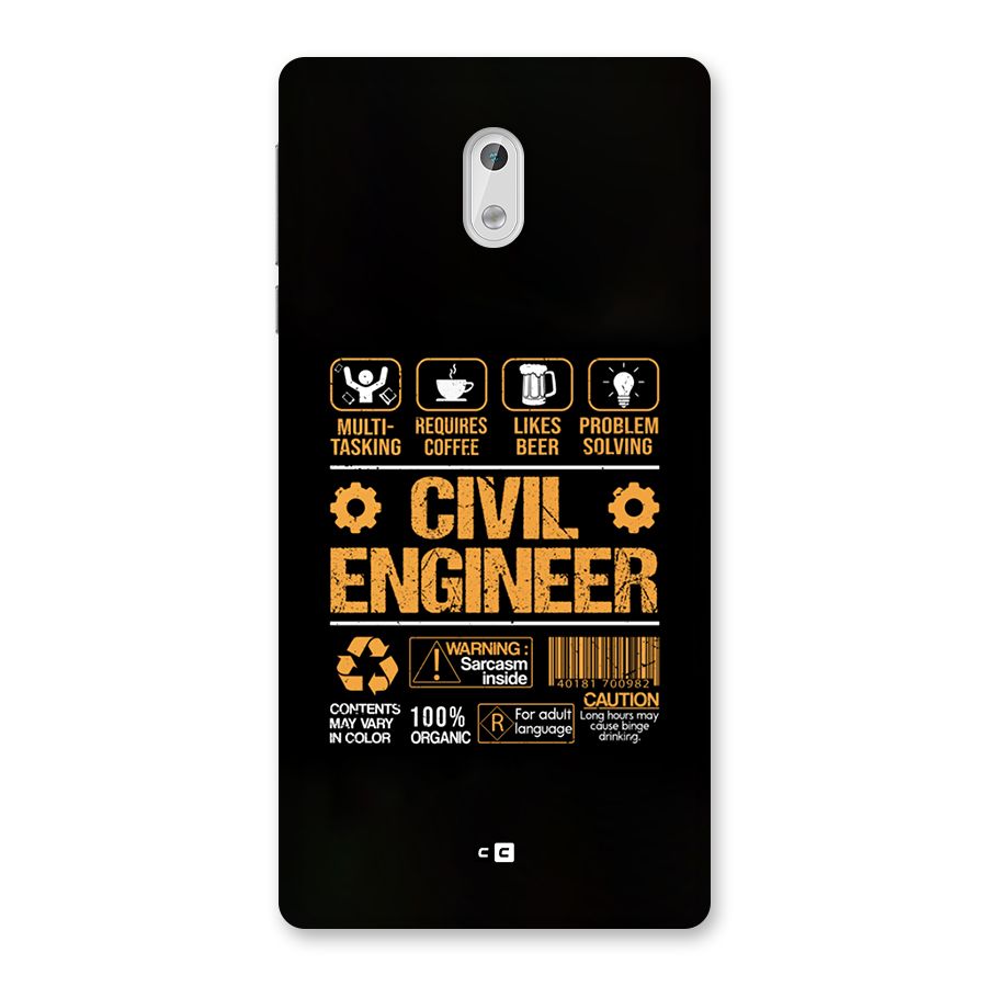Civil Engineer Back Case for Nokia 3