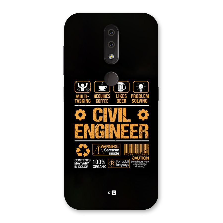 Civil Engineer Back Case for Nokia 4.2
