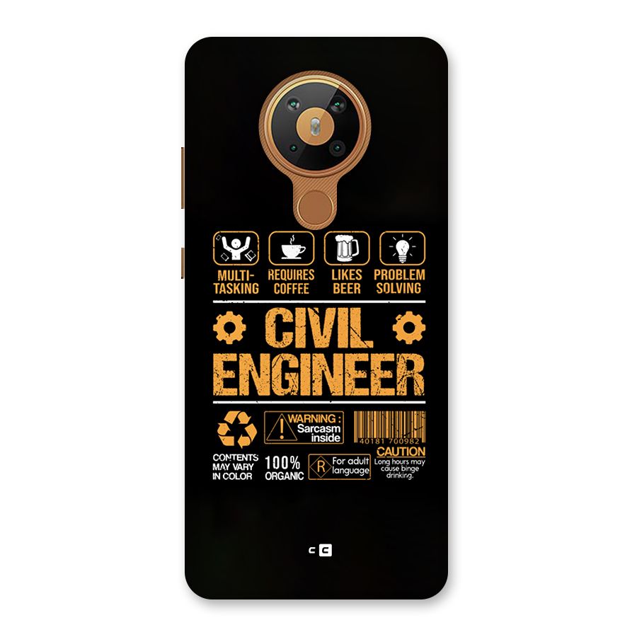 Civil Engineer Back Case for Nokia 5.3