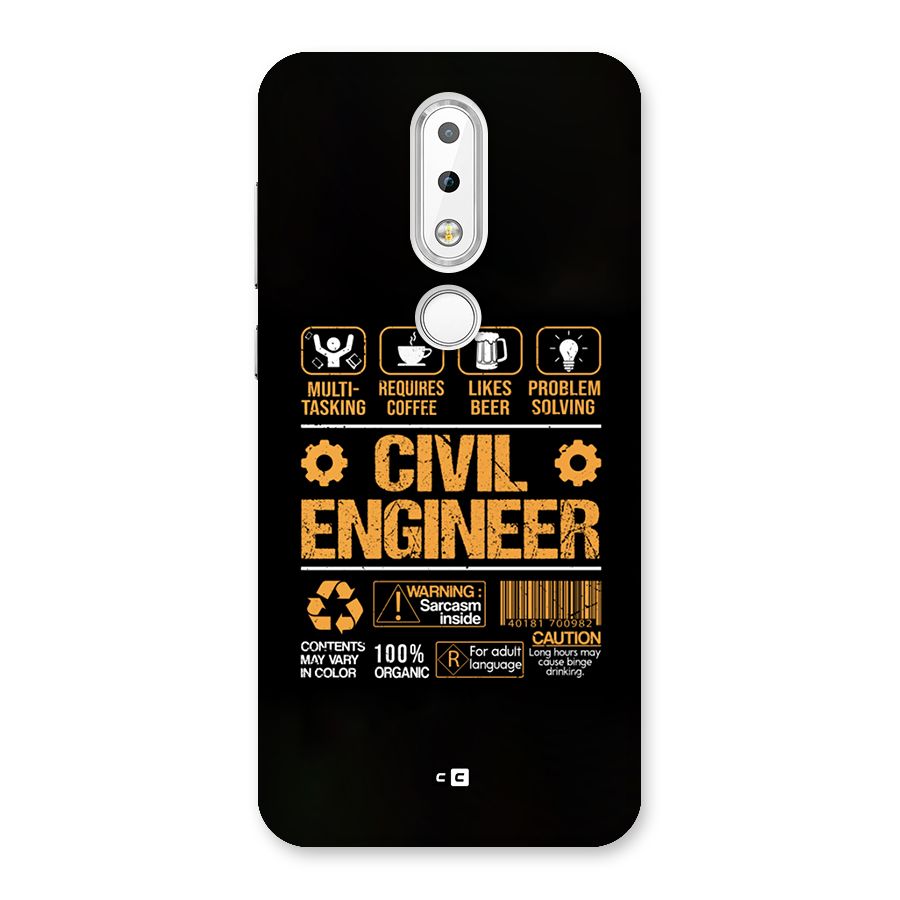 Civil Engineer Back Case for Nokia 6.1 Plus