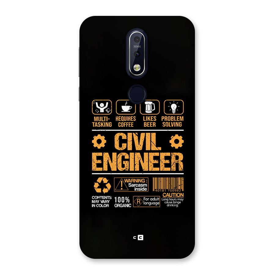 Civil Engineer Back Case for Nokia 7.1