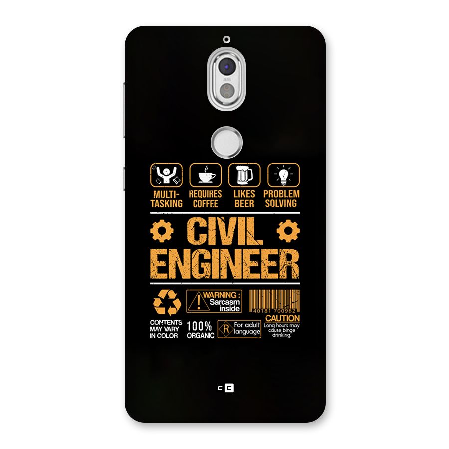 Civil Engineer Back Case for Nokia 7