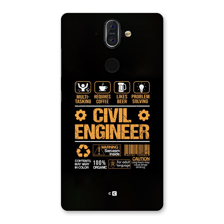 Civil Engineer Back Case for Nokia 8 Sirocco