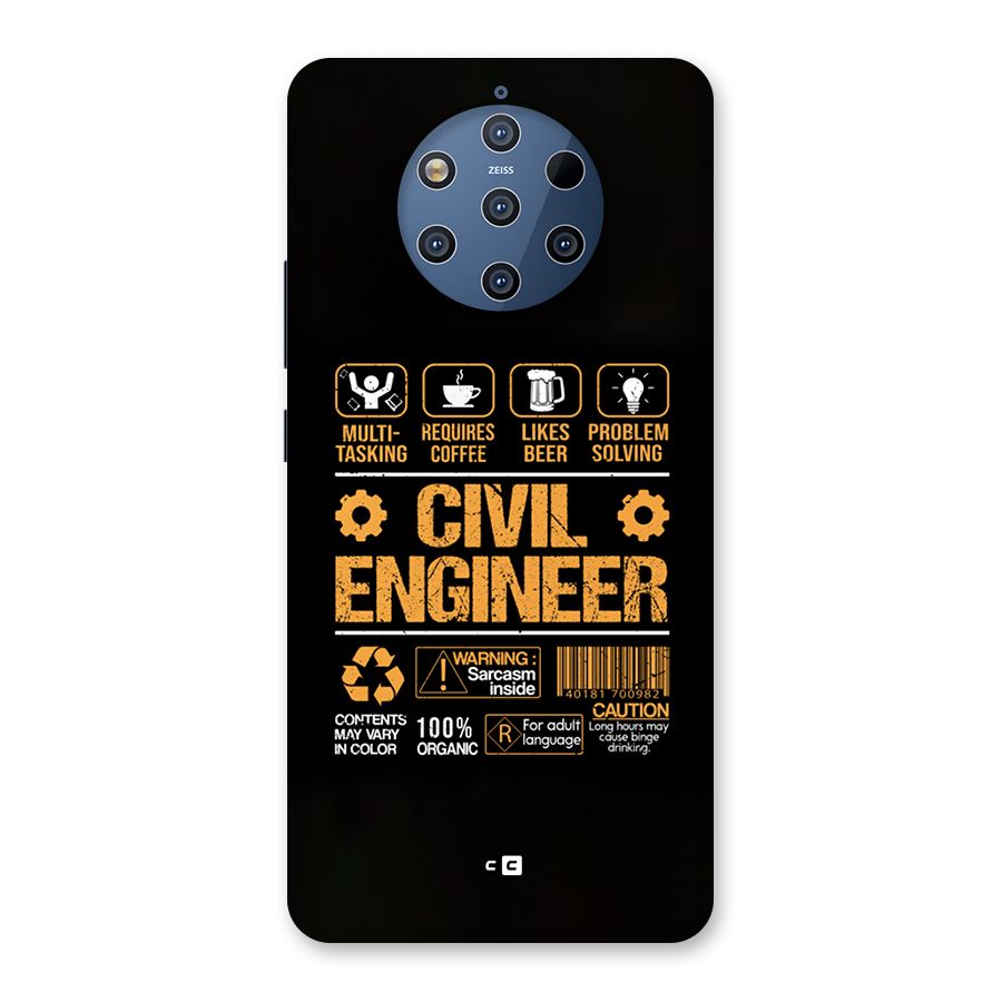 Civil Engineer Back Case for Nokia 9 PureView