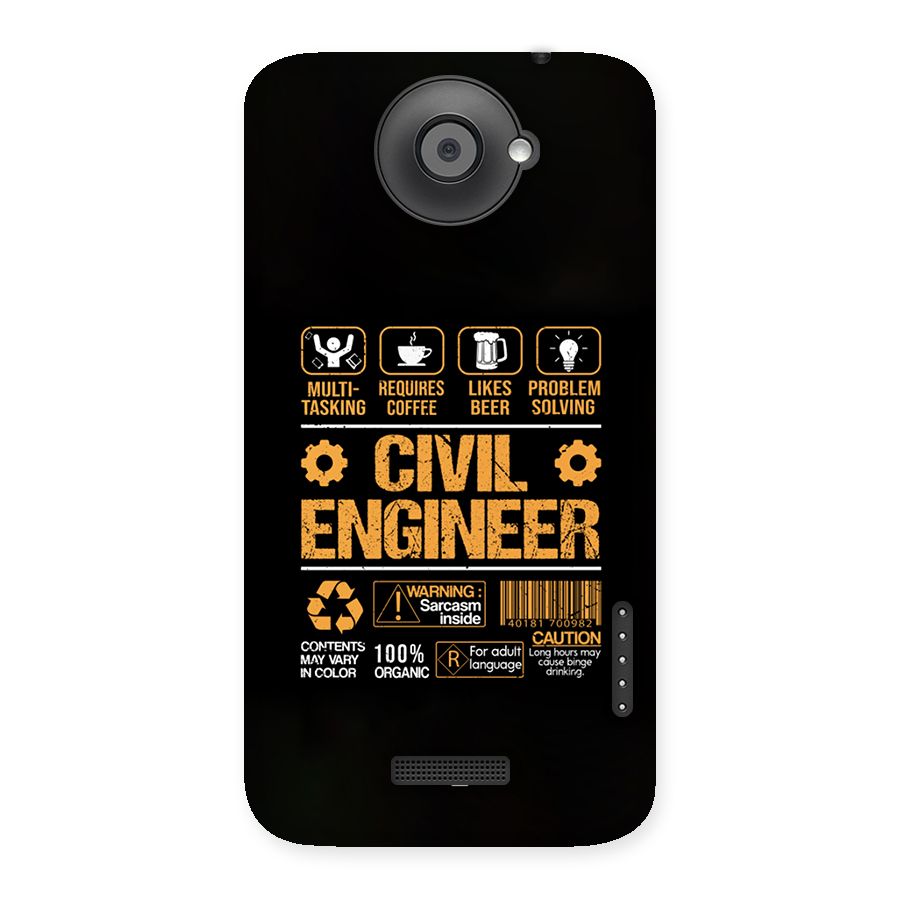 Civil Engineer Back Case for One X
