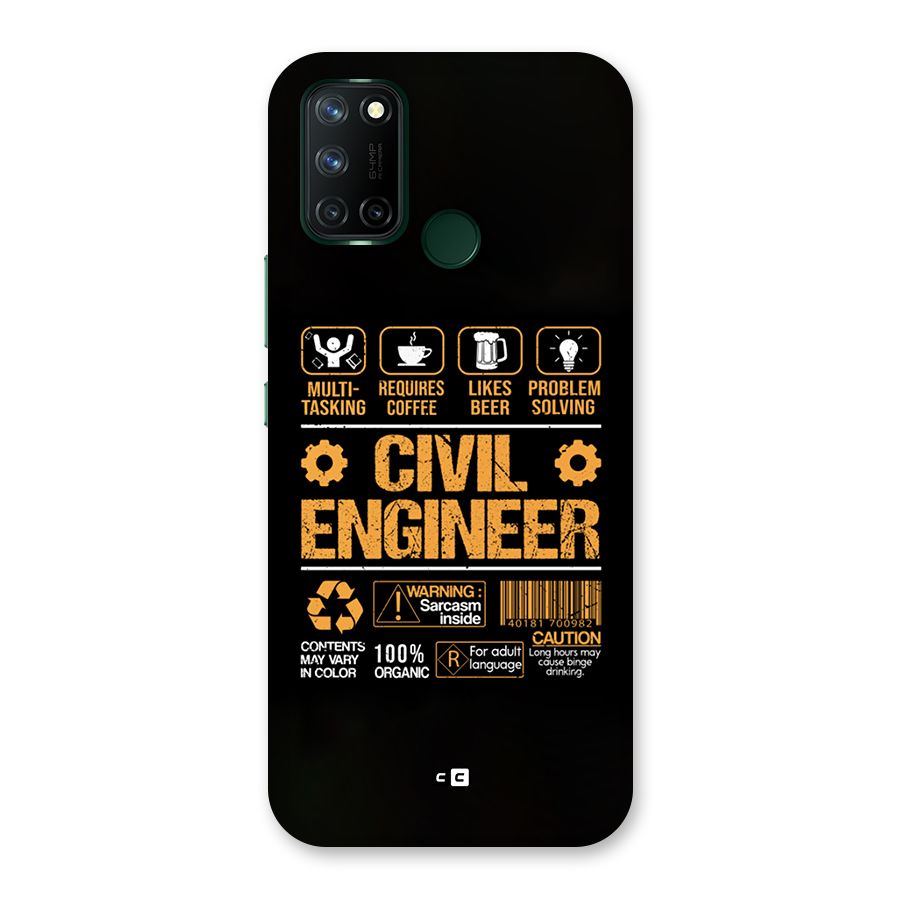 Civil Engineer Back Case for Realme 7i