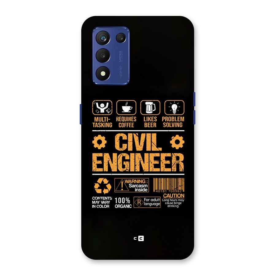 Civil Engineer Back Case for Realme 9 5G Speed