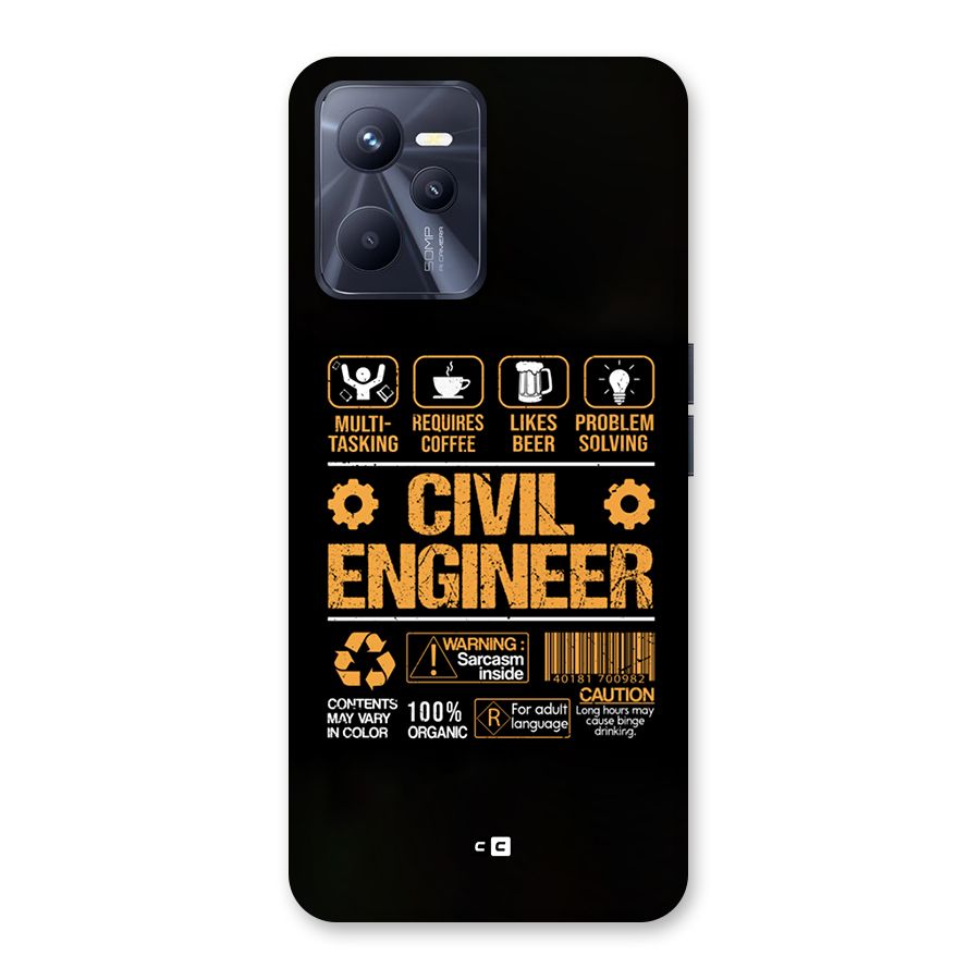 Civil Engineer Back Case for Realme C35