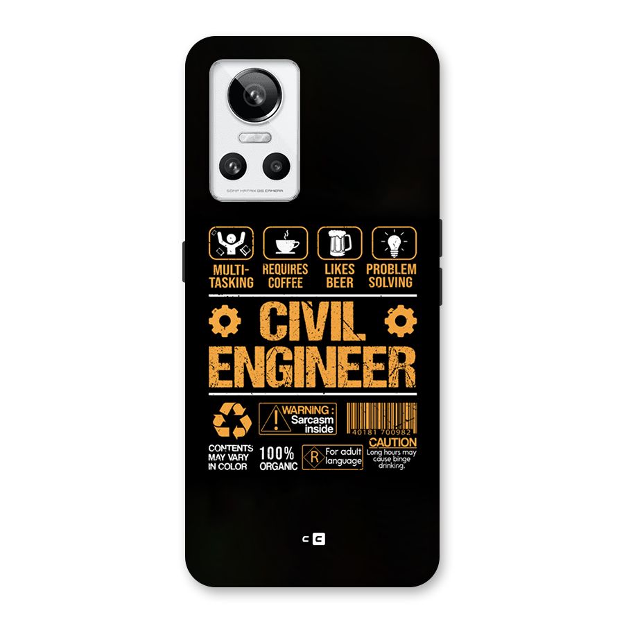 Civil Engineer Back Case for Realme GT Neo 3