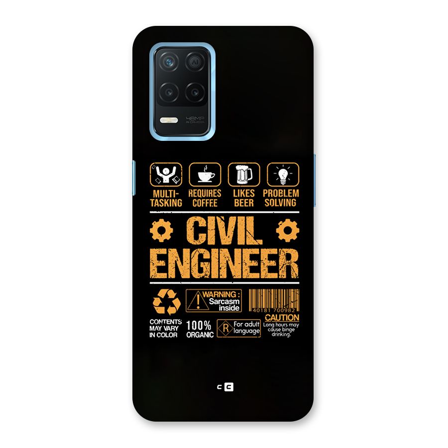 Civil Engineer Back Case for Realme Narzo 30 5G