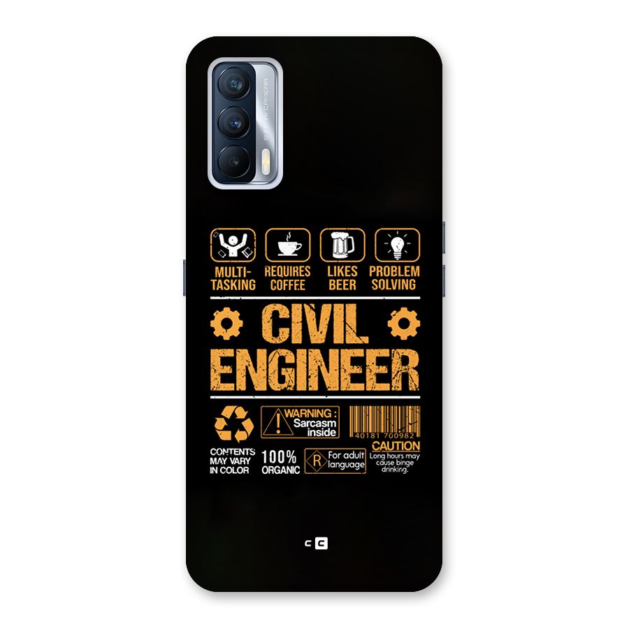 Civil Engineer Back Case for Realme X7