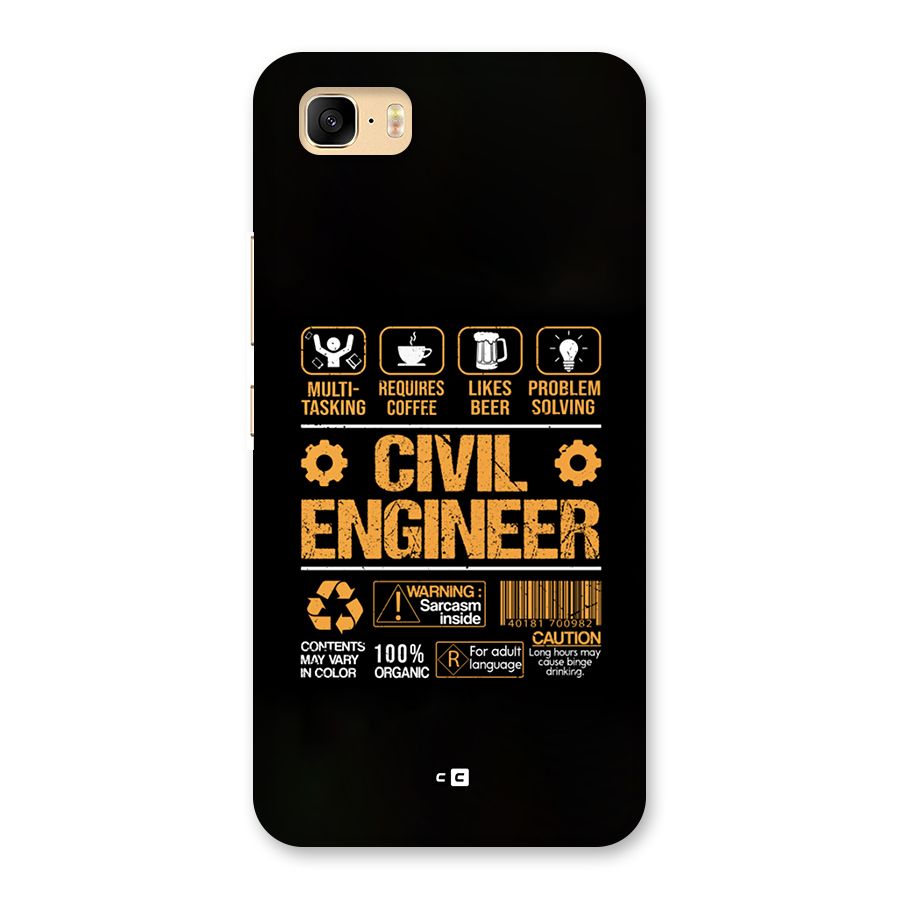 Civil Engineer Back Case for Zenfone 3s Max