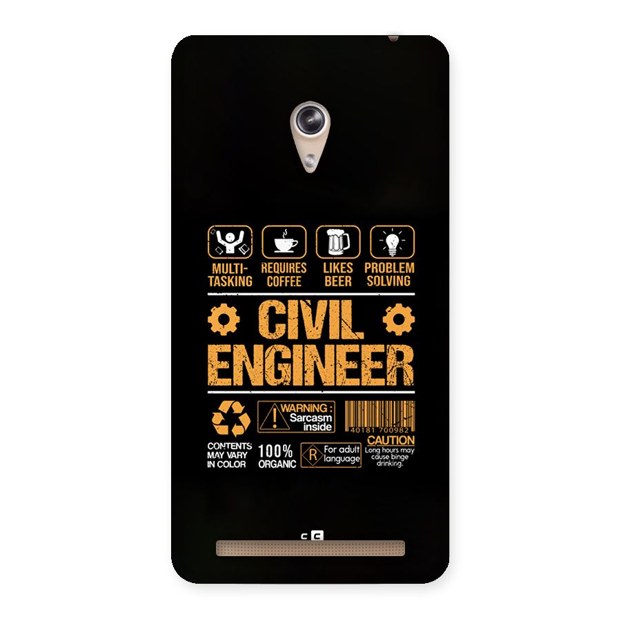 Civil Engineer Back Case for Zenfone 6