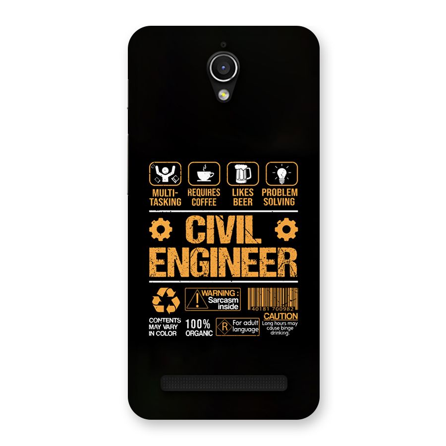 Civil Engineer Back Case for Zenfone Go