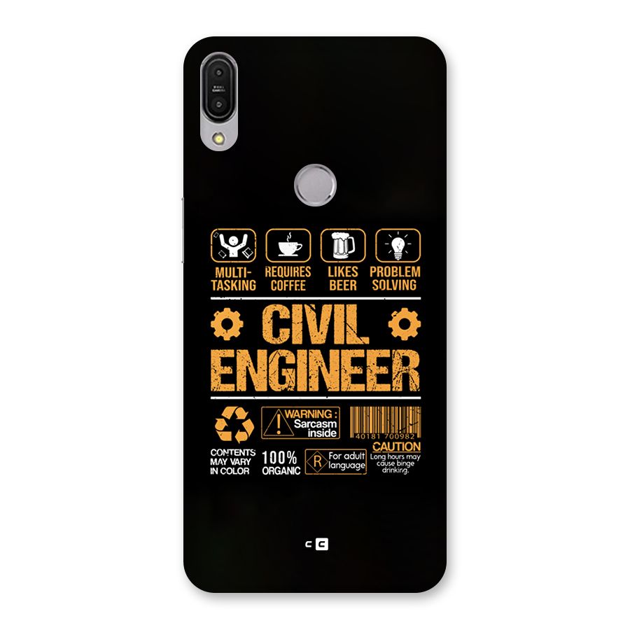 Civil Engineer Back Case for Zenfone Max Pro M1