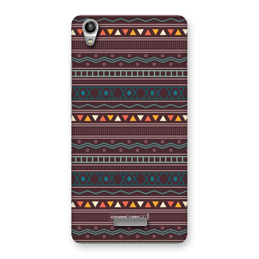 Classic Aztec Pattern Back Case for Lava-Pixel-V1