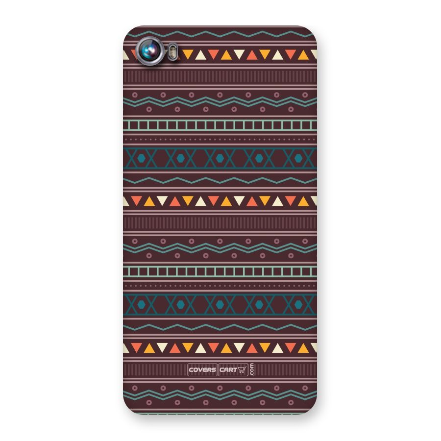 Classic Aztec Pattern Back Case for Micromax Canvas Fire 4 A107