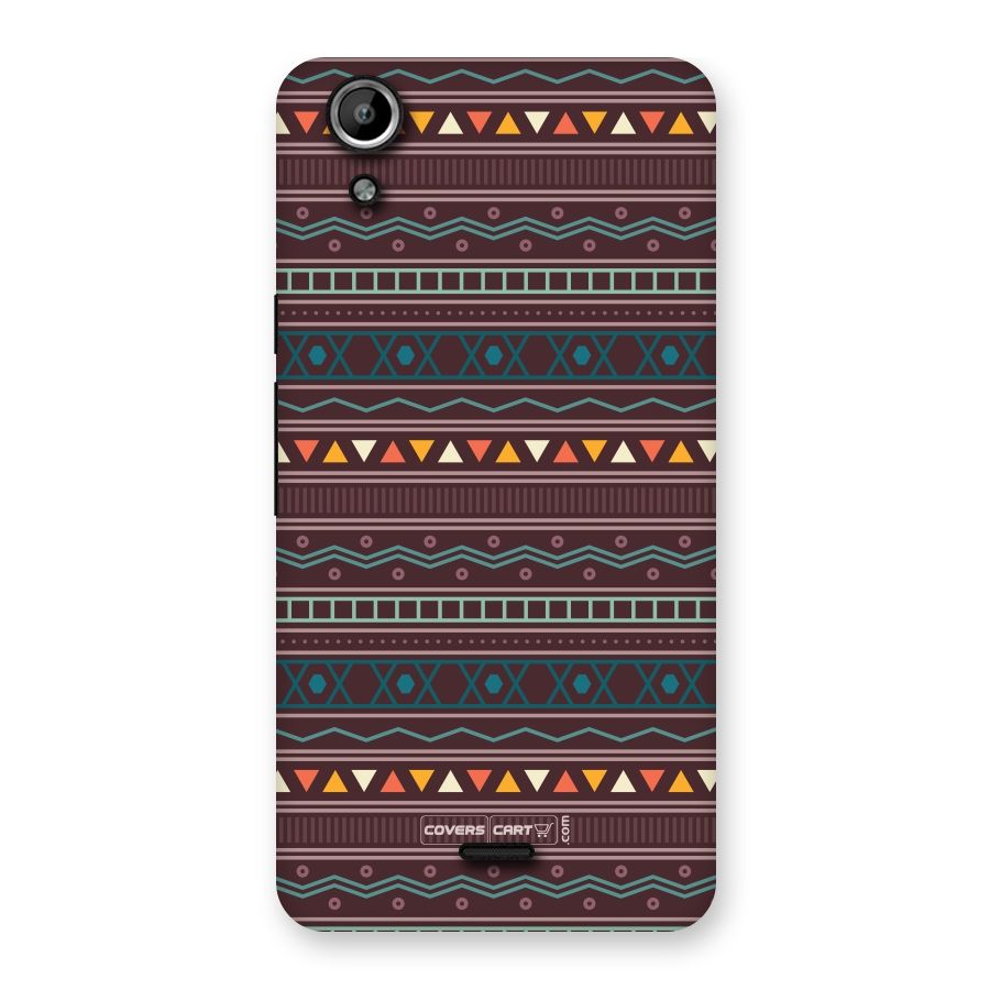 Classic Aztec Pattern Back Case for Micromax Canvas Selfie Lens Q345