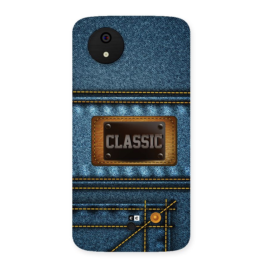 Classic Denim Back Case for Canvas A1  AQ4501