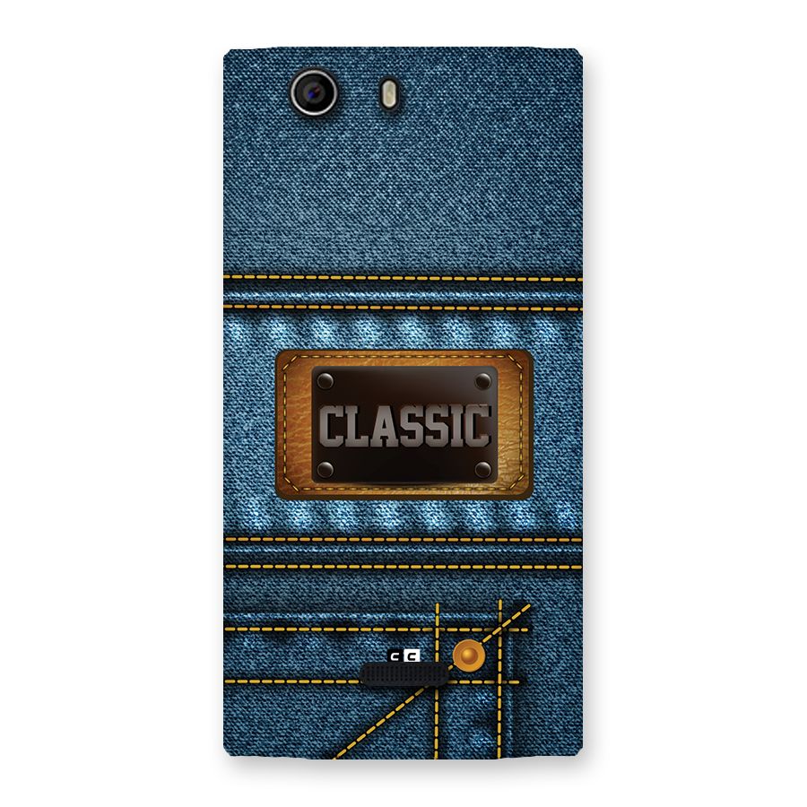 Classic Denim Back Case for Canvas Nitro 2 E311