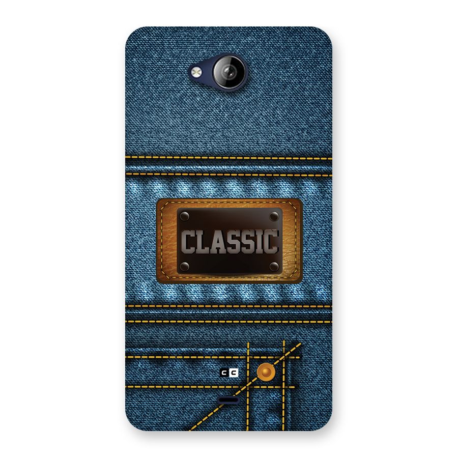 Classic Denim Back Case for Canvas Play Q355