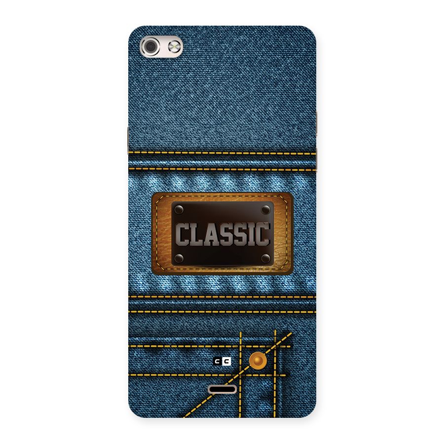 Classic Denim Back Case for Canvas Silver 5