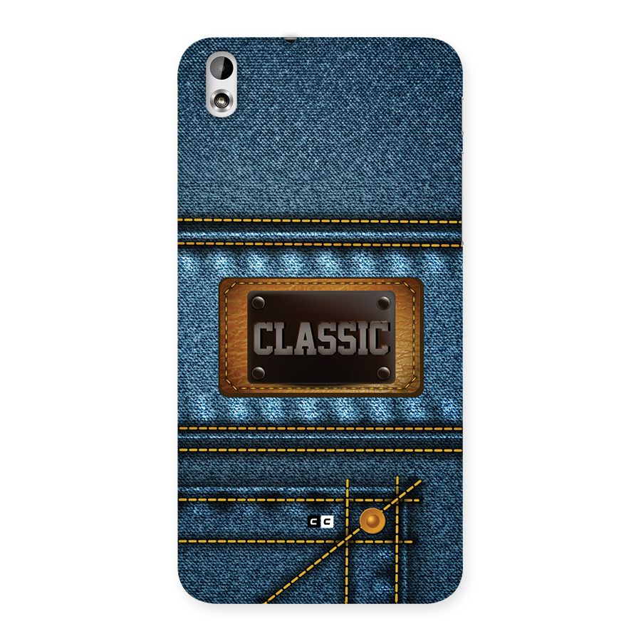 Classic Denim Back Case for Desire 816g