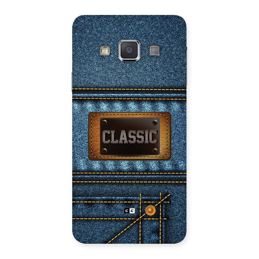 Classic Denim Back Case for Galaxy A3