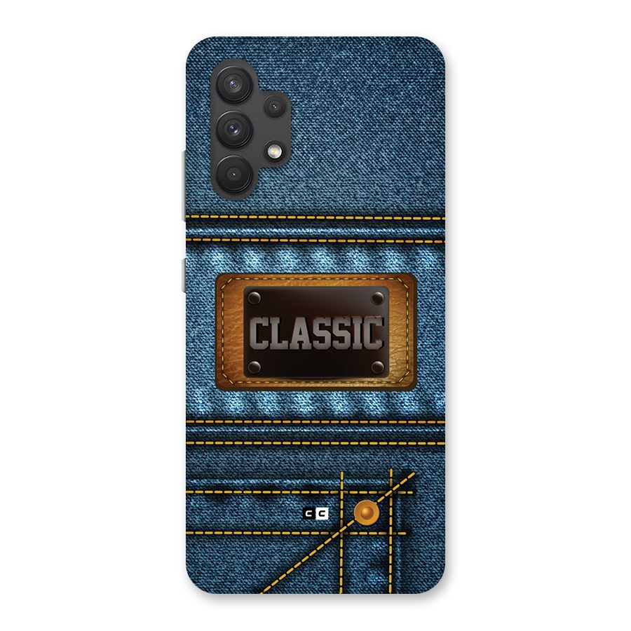 Classic Denim Back Case for Galaxy A32