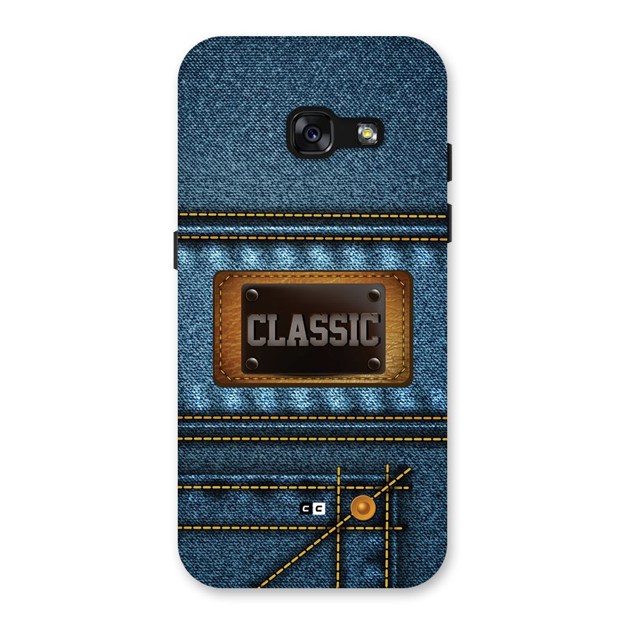 Classic Denim Back Case for Galaxy A3 (2017)