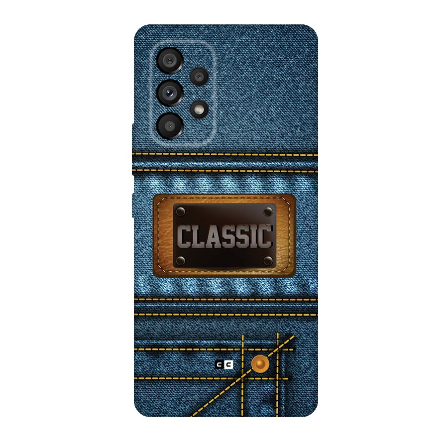 Classic Denim Back Case for Galaxy A53 5G