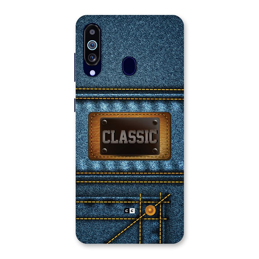 Classic Denim Back Case for Galaxy A60