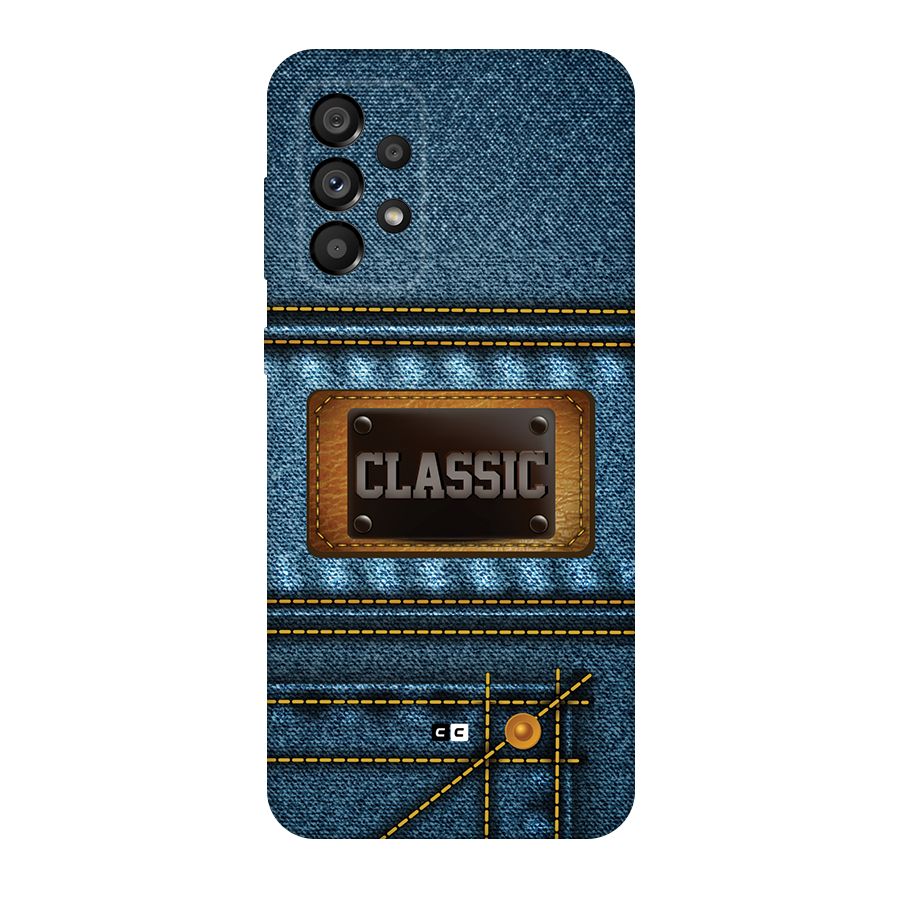 Classic Denim Back Case for Galaxy A73 5G