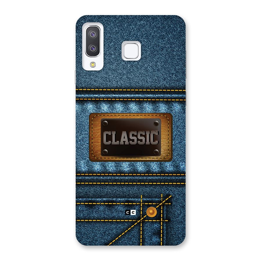 Classic Denim Back Case for Galaxy A8 Star