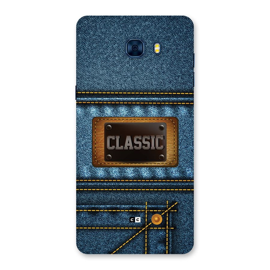 Classic Denim Back Case for Galaxy C7 Pro