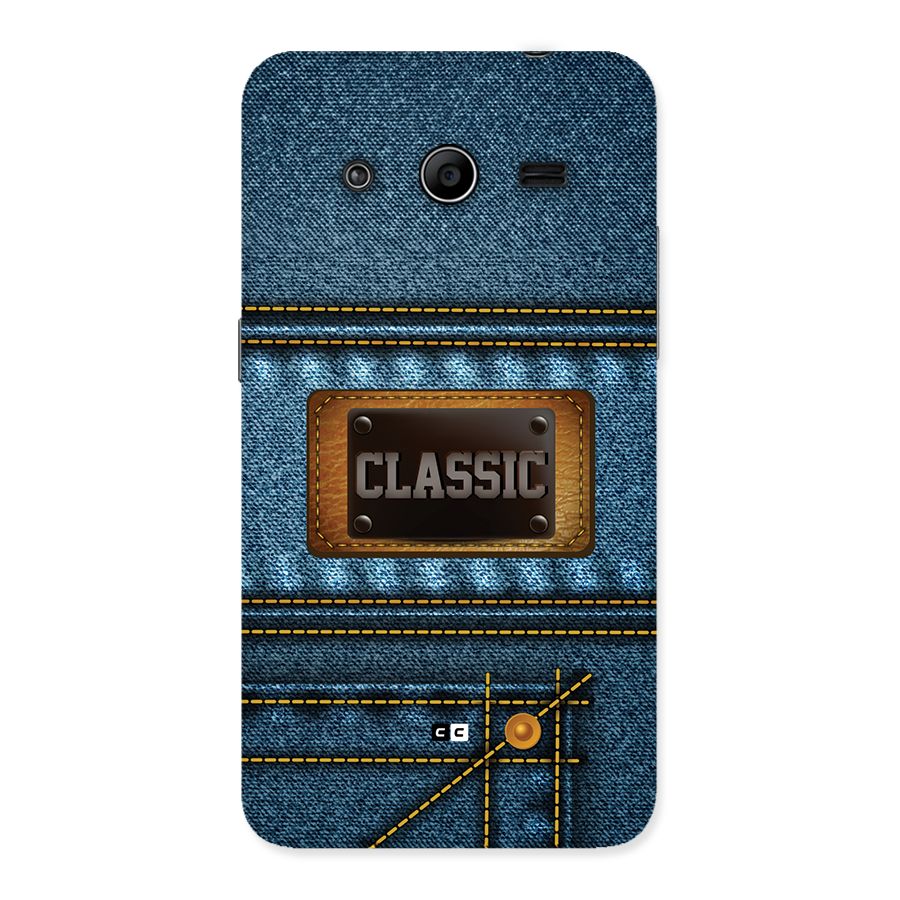 Classic Denim Back Case for Galaxy Core 2