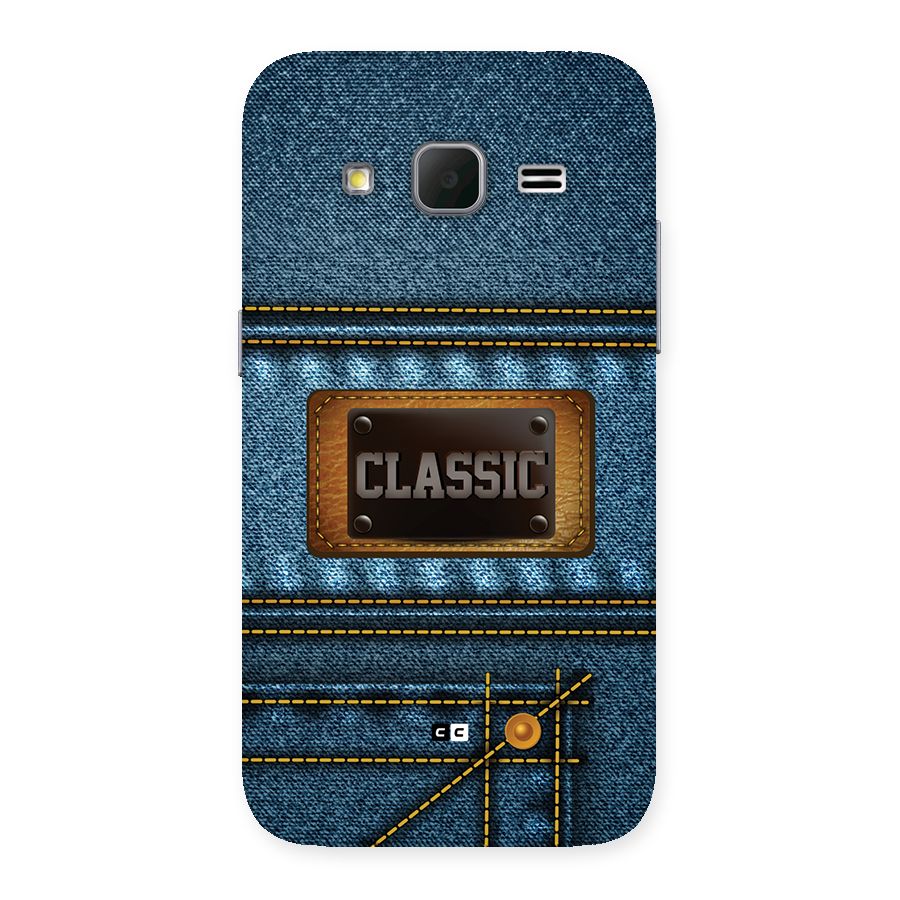 Classic Denim Back Case for Galaxy Core Prime