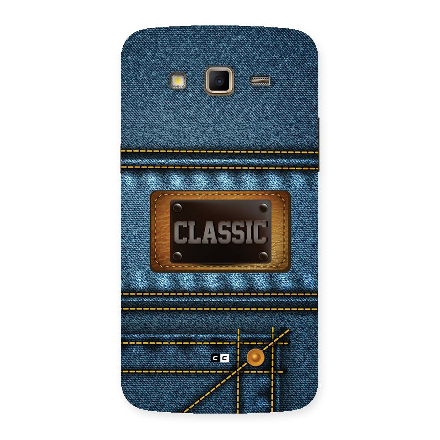 Classic Denim Back Case for Galaxy Grand 2