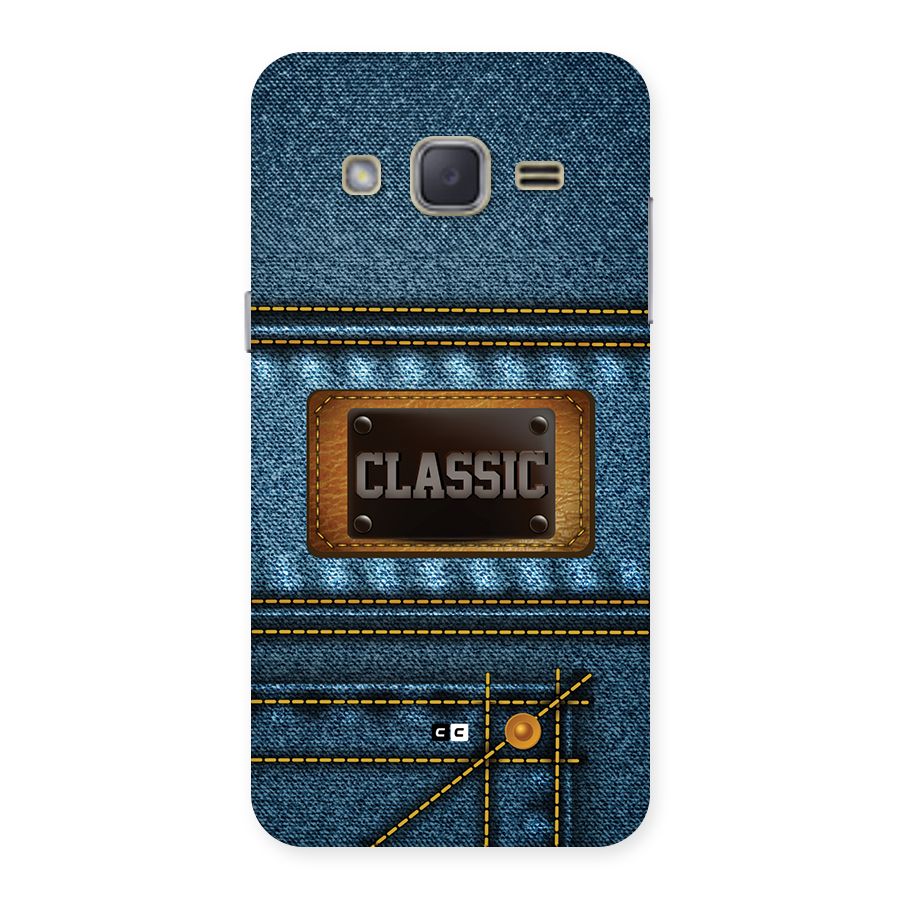 Classic Denim Back Case for Galaxy J2