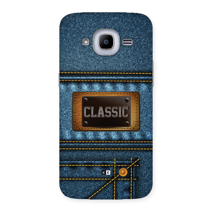 Classic Denim Back Case for Galaxy J2 2016