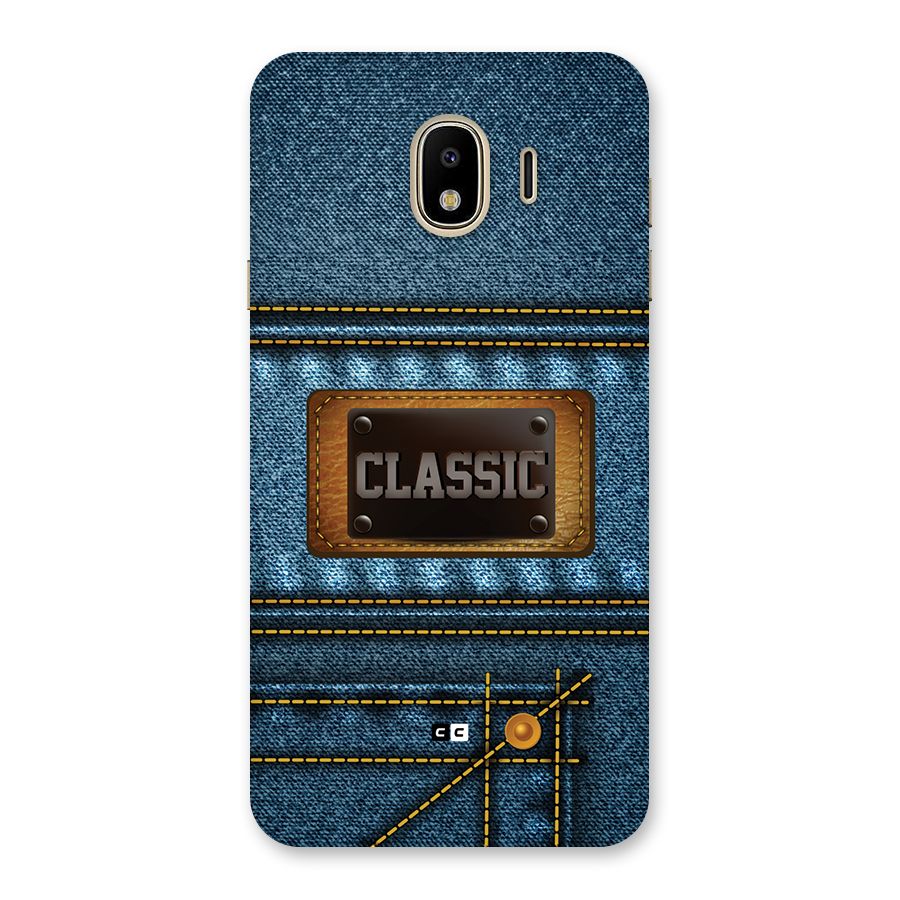 Classic Denim Back Case for Galaxy J4