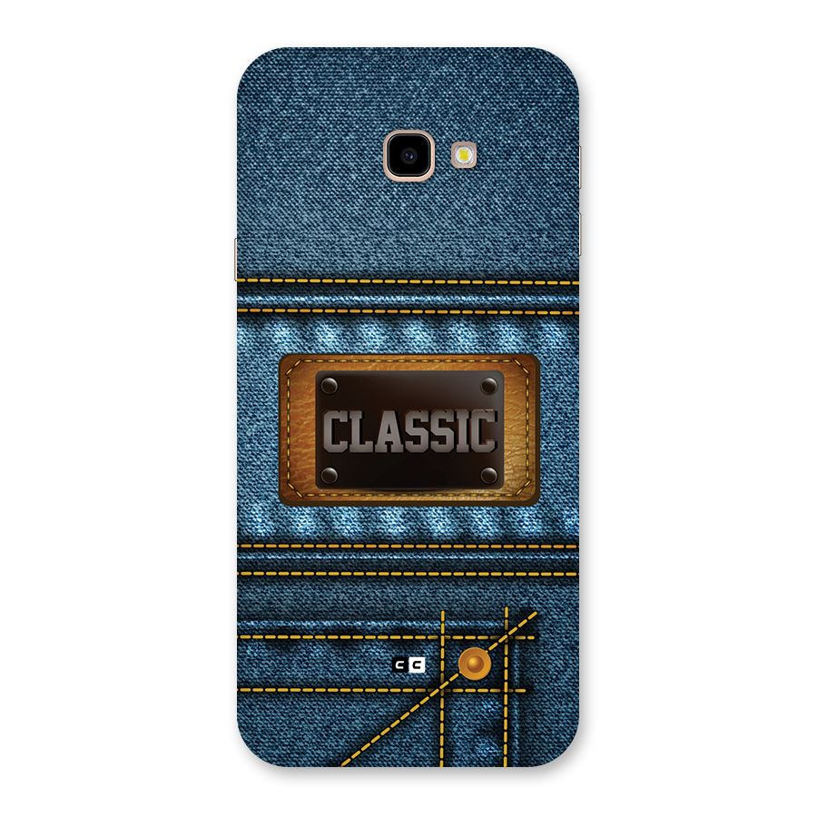Classic Denim Back Case for Galaxy J4 Plus
