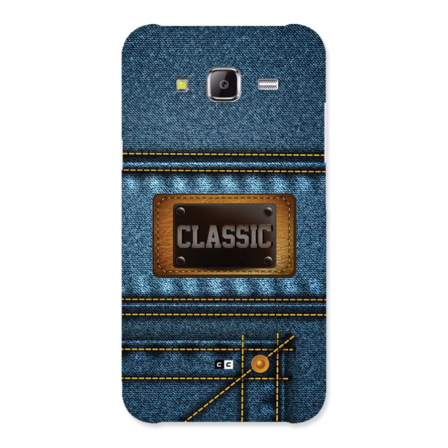 Classic Denim Back Case for Galaxy J5