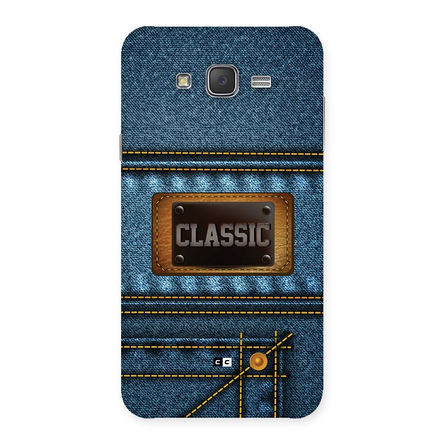Classic Denim Back Case for Galaxy J7