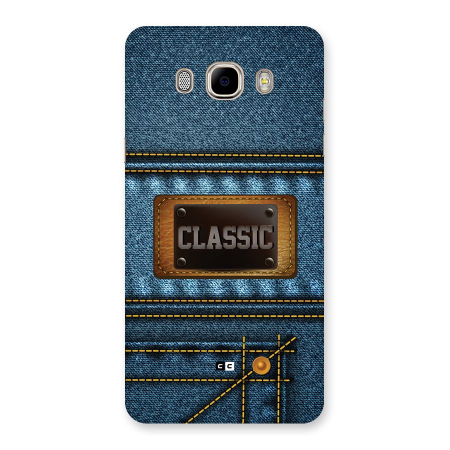 Classic Denim Back Case for Galaxy J7 2016